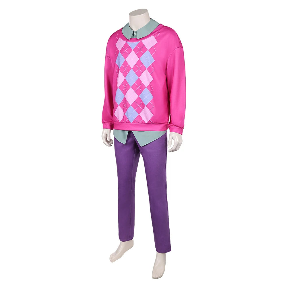 Kpop Demon Hunters Baby Saja Boys Cosplay Costume For Men Sweatshirt Pants Cap Uniform Set Roleplay Halloween Carnival Suit