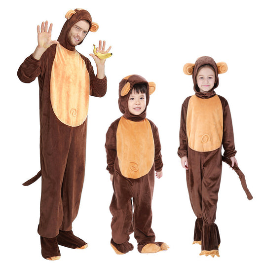 Adult and Childrens Monkey costumes