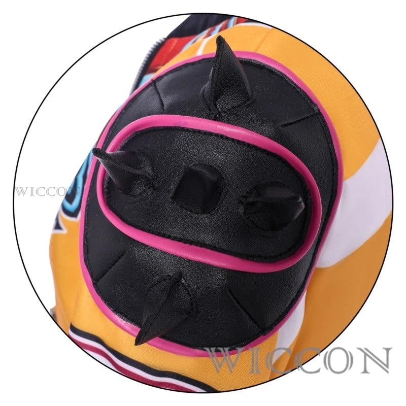 KPOP Huntrix Rumi Cosplay Costume Wig Mira Zoey Stage Uniform Top Skirt Superstar Demon Hunters Girl Women Kids Halloween Suit