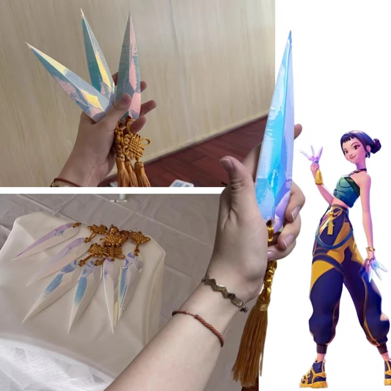 Mira Zoey Rumi Cosplay Props Kpop Demon Hunters Dart Boomerang Weapons Costume Props Arms Halloween Anime Accessories
