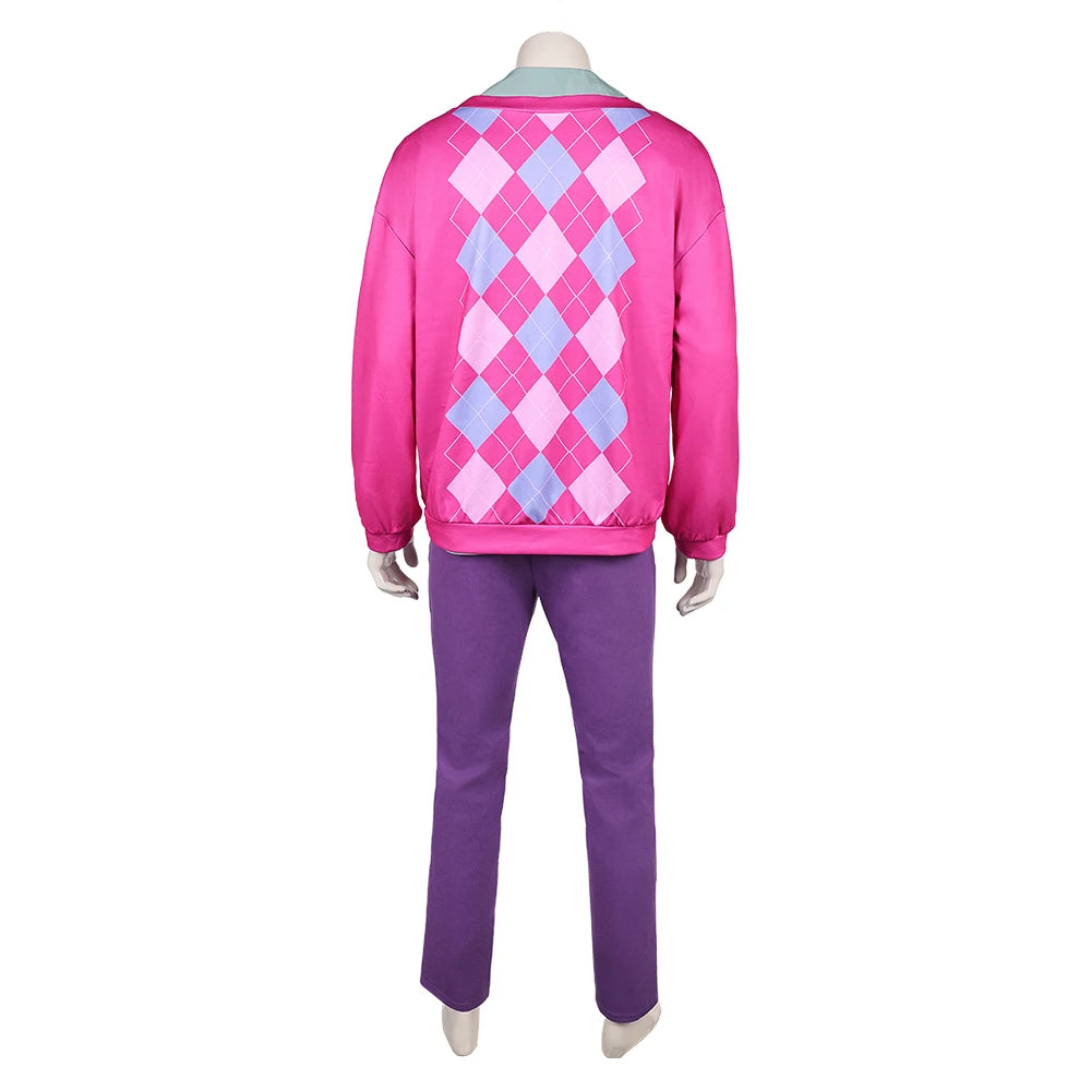 Kpop Demon Hunters Baby Saja Boys Cosplay Costume For Men Sweatshirt Pants Cap Uniform Set Roleplay Halloween Carnival Suit