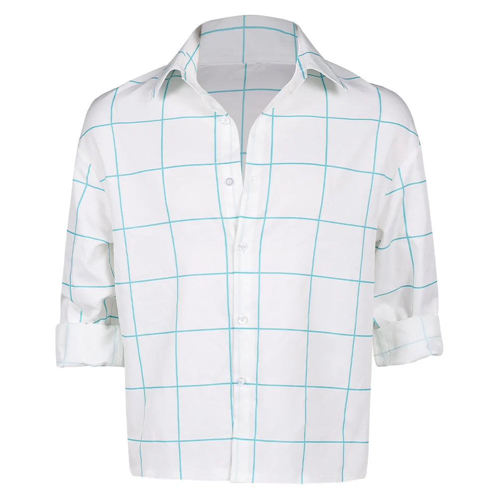 Kpop Demon Hunters Jinu Baby Abby Mystery Saja Boys Cosplay T-shirt Costume For Men Sweater Roleplay Halloween Carnival Suit