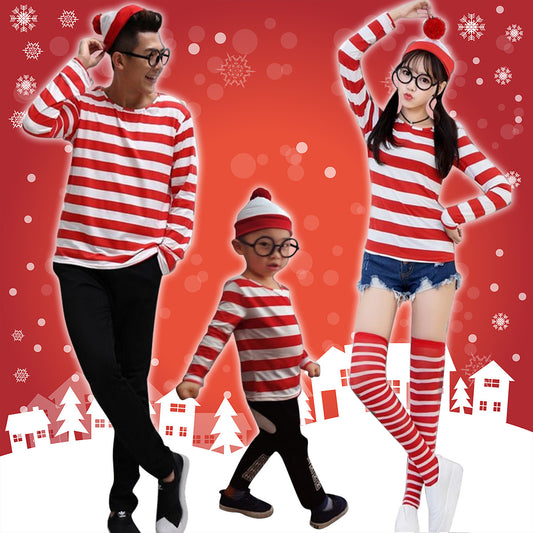 Where's Wally? Adult and Kids Costumes