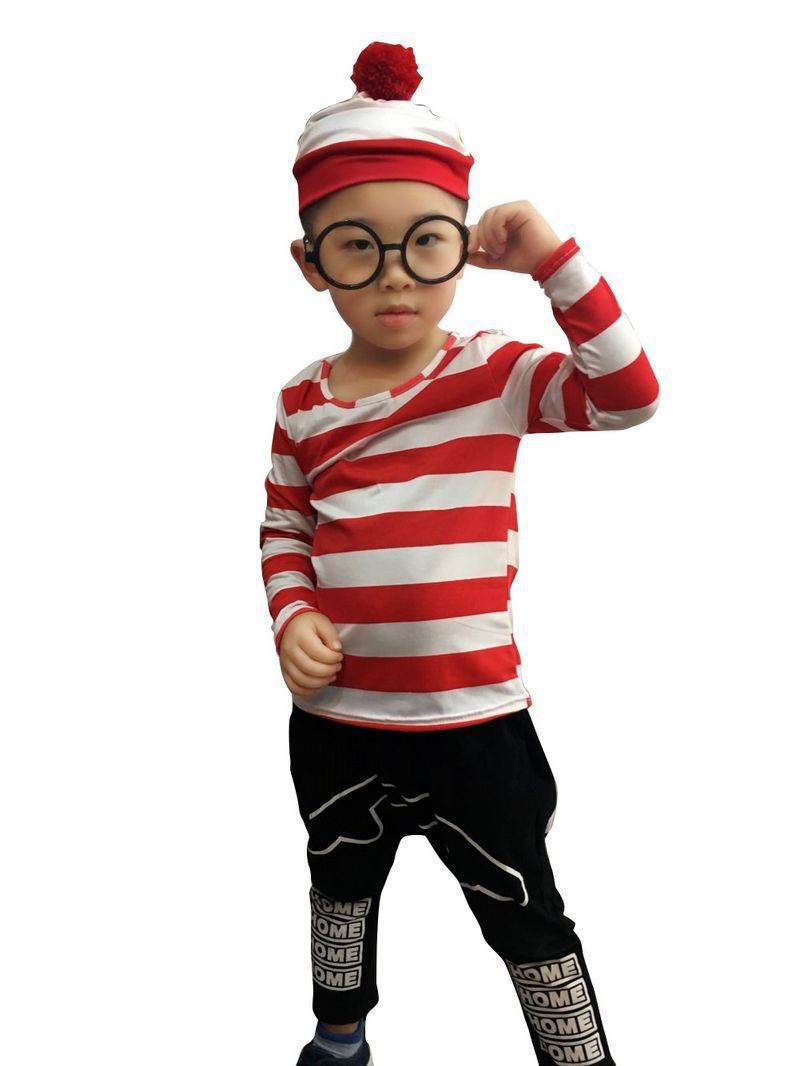 Where's Wally? Adult and Kids Costumes