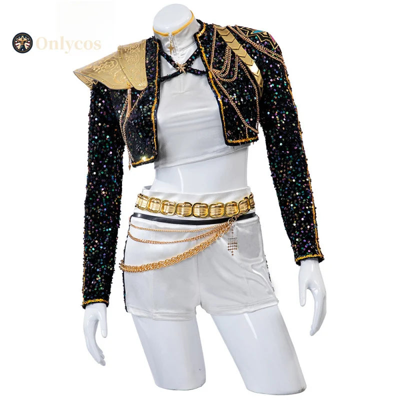 KPop Demon Hunters Rumi Cosplay Costume High Quality Anime Character Prop Halloween Carnival Party Onlycos