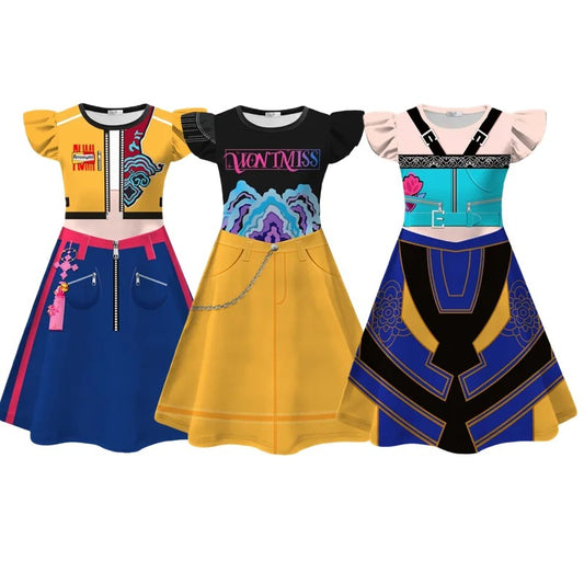 Kids One Piece KPOP Demon Hunters Costumes