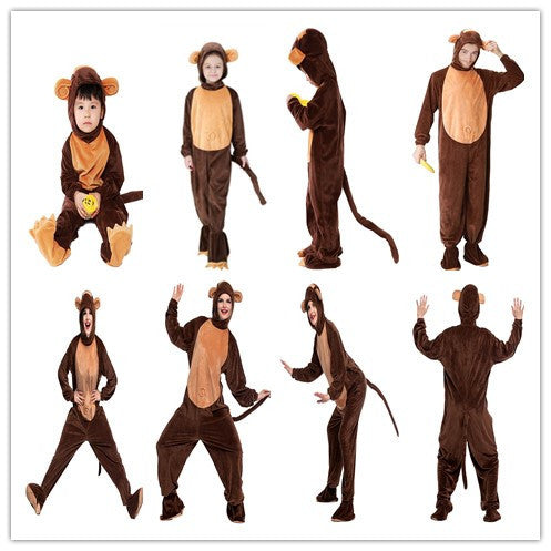 Adult and Childrens Monkey costumes