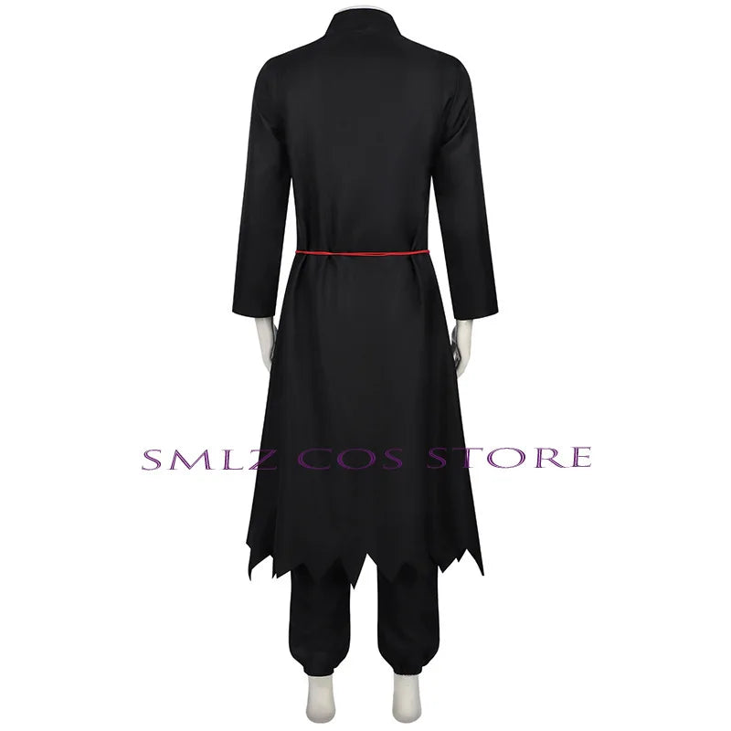Saja Boy Jinu Cosplay Anime Movie Demon Hunter Costume Wig Kpop Group Singing Man Black Suit Hat Halloween Party Women Men