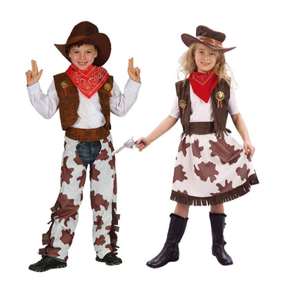 Cowboy Cowgirl Costumes Children's and Adult