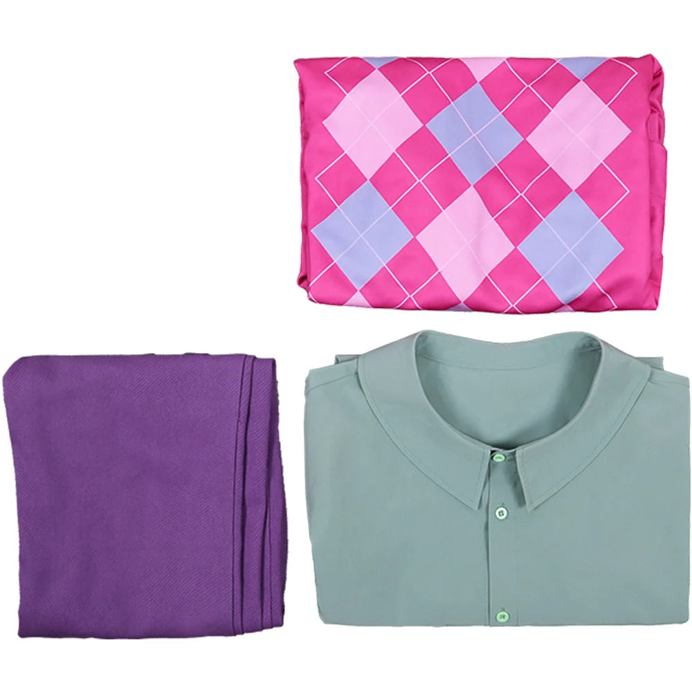 Kpop Demon Hunters Baby Saja Boys Cosplay Costume For Men Sweatshirt Pants Cap Uniform Set Roleplay Halloween Carnival Suit