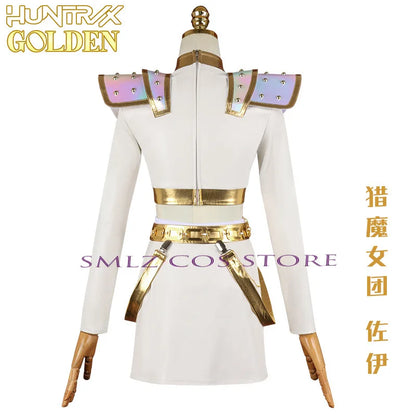 2 Colors Zoey Cosplay Anime KPop Demon Hunters Golden Costume Black White Uniform Halloween Party Women Girls Carnival Outfit