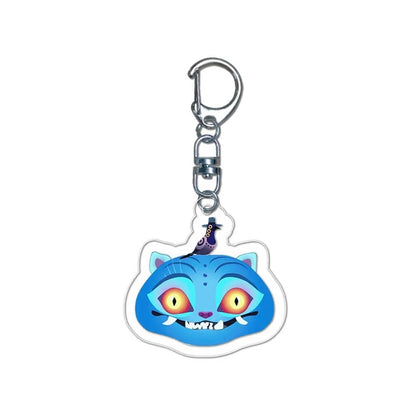 New Anime Movie KPop Demon Hunters Tiger Acrylic Pendant Keyring Jewelry Backpack Decorations Phone Chain Accessories Gift Props