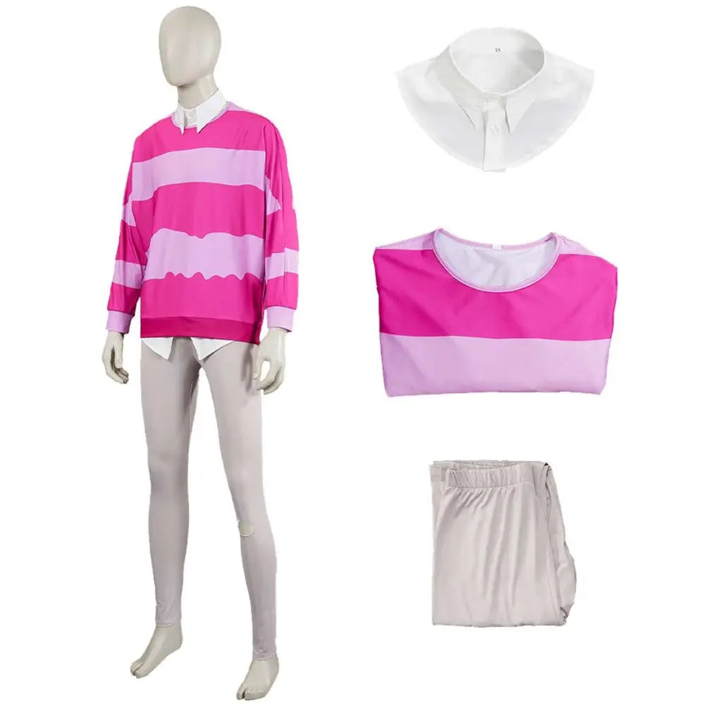 Kpop Demon Hunters Baby Saja Boys Cosplay Costume For Men Sweatshirt Pants Cap Uniform Set Roleplay Halloween Carnival Suit