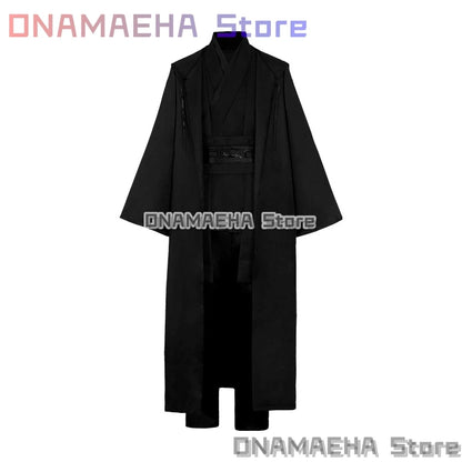 Anime Movie Demon KPOP Saja Boys Jinu Cosplay Costume Your Idol Black Robes Unisex Outfit Halloween Disguise for Adult Outfit