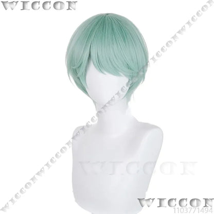 Baby Soda Pop Kpop Demon Hunter Saja Boys Cosplay Costume Pink Top Shirt Blue Pant Green Wig Hat Halloween Idol Boys Group Stage