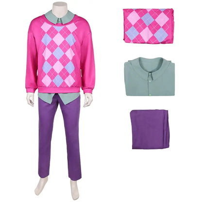 Kpop Demon Hunters Baby Saja Boys Cosplay Costume For Men Sweatshirt Pants Cap Uniform Set Roleplay Halloween Carnival Suit