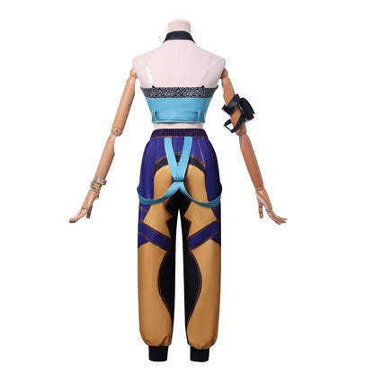 Anime KPop Demon Hunters Zoey Cosplay Costume Wig Women Girls Halloween Carnival Comic-con Party Role Playing Outfits Full Set