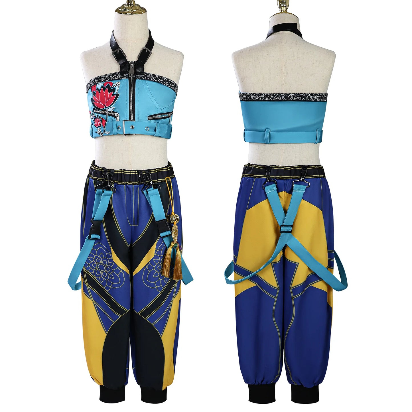 Kids Kpop Demon Hunters Rumi Zoey Mira Cosplay Costume Child Huntrix Girls Clothes Group Idol Roleplay Halloween Cosplay Costume