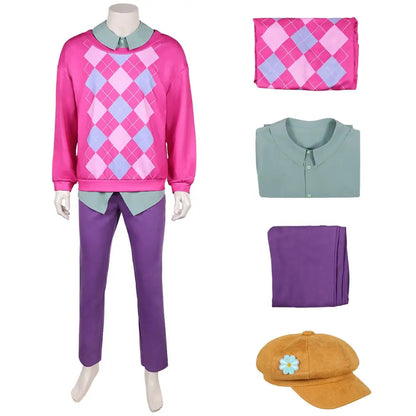 Kpop Demon Hunters Baby Saja Boys Cosplay Costume For Men Sweatshirt Pants Cap Uniform Set Roleplay Halloween Carnival Suit