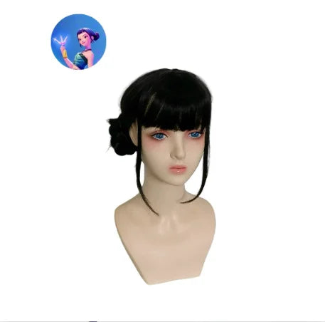 2025 Adult kid K-Pop Rumi Cosplay Costume Kid Wig Demon Hunters Stage Clothes Coat Movie Halloween Korea Group Idol Outfit Girls