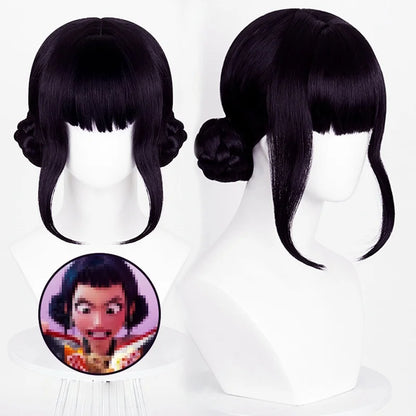 Movie Kpop Cosplay Wig Mira Rumi Zoey Demon Hunters Purple Black Red Long Hair Heat Resistant Synthetic Wigs Carnival Props