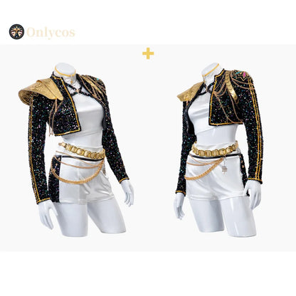 KPop Demon Hunters Rumi Cosplay Costume High Quality Anime Character Prop Halloween Carnival Party Onlycos