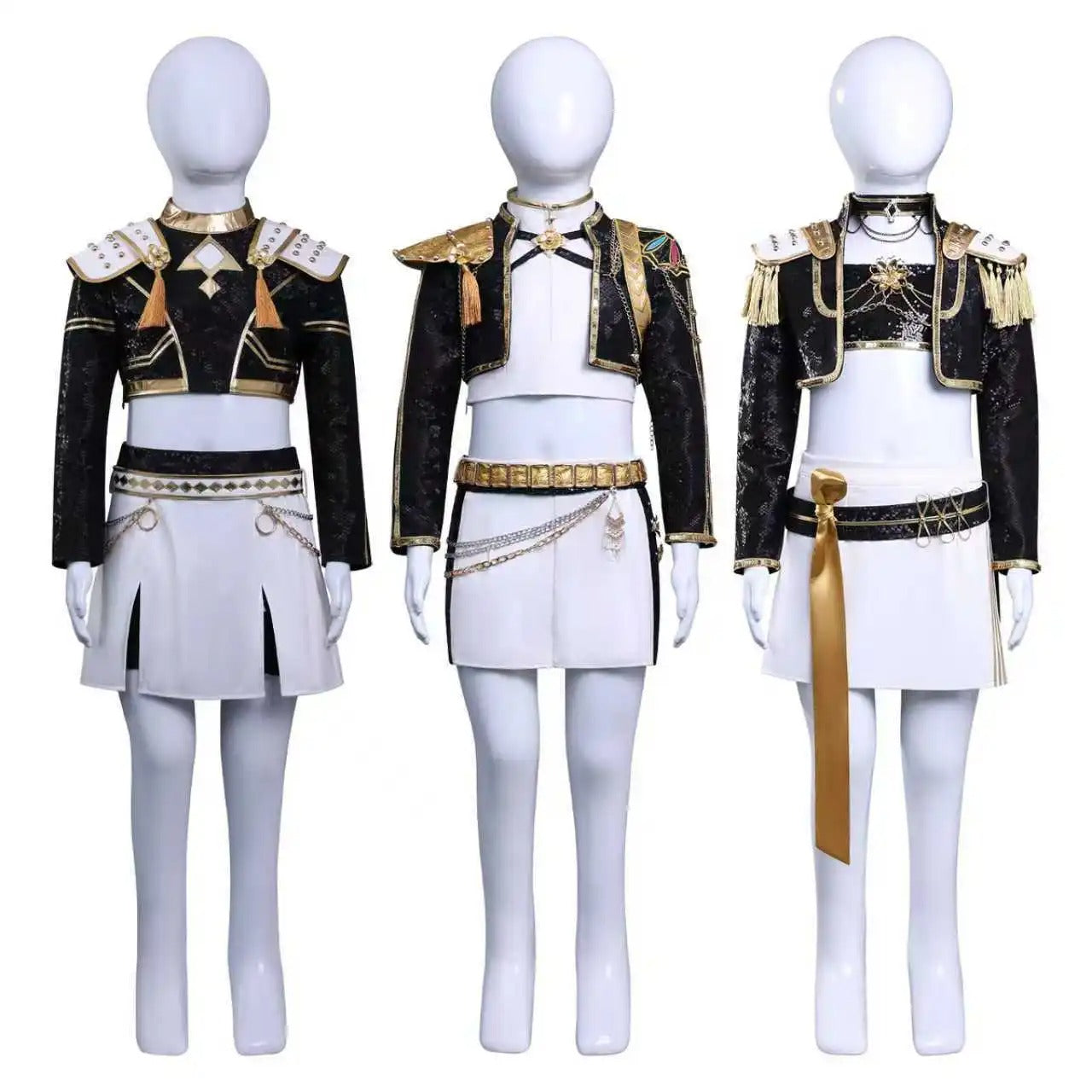 Rumi, Zoey, Mira Kids Full Set Costume GOLDEN KPop Demon Hunters Huntrix