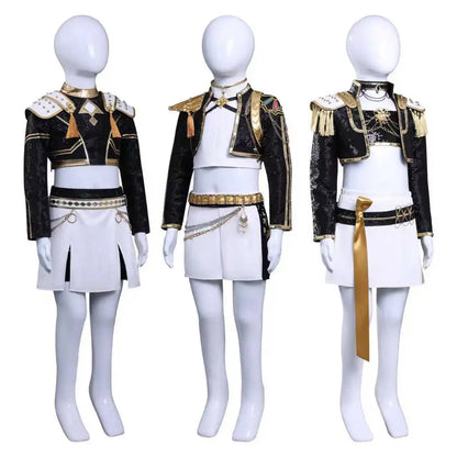 Rumi, Zoey, Mira Kids Full Set Costume GOLDEN KPop Demon Hunters Huntrix