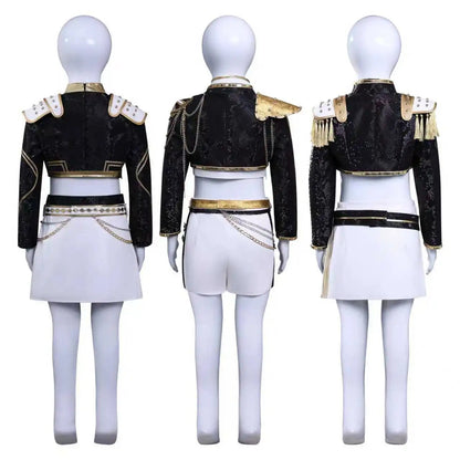 Rumi, Zoey, Mira Kids Full Set Costume GOLDEN KPop Demon Hunters Huntrix