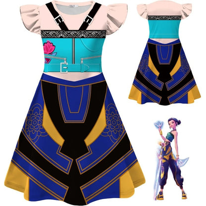 Kids One Piece KPOP Demon Hunters Costumes