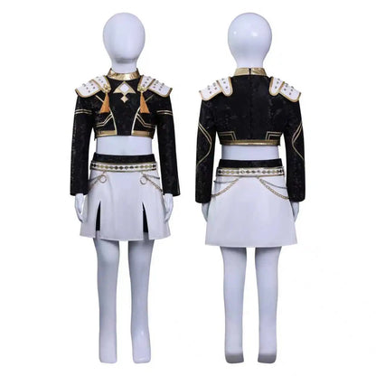 Rumi, Zoey, Mira Kids Full Set Costume GOLDEN KPop Demon Hunters Huntrix